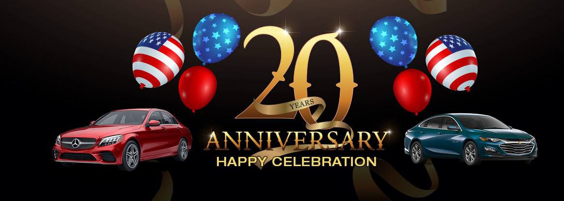 20 Years Anniversary Happy Celebration